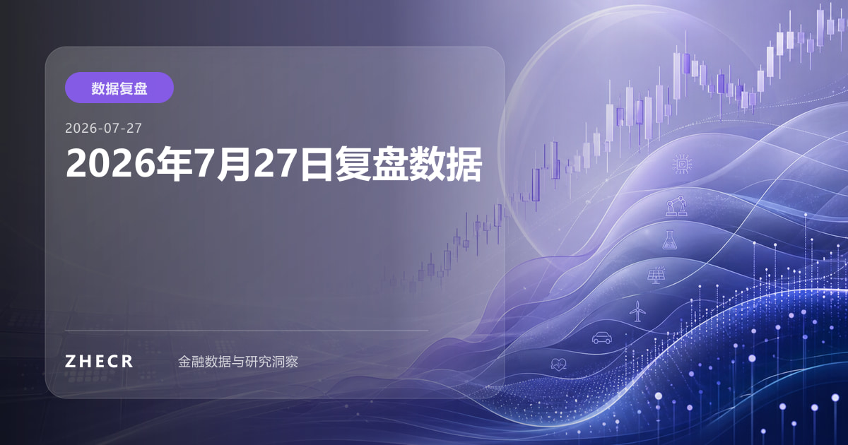 2026年7月27日复盘数据