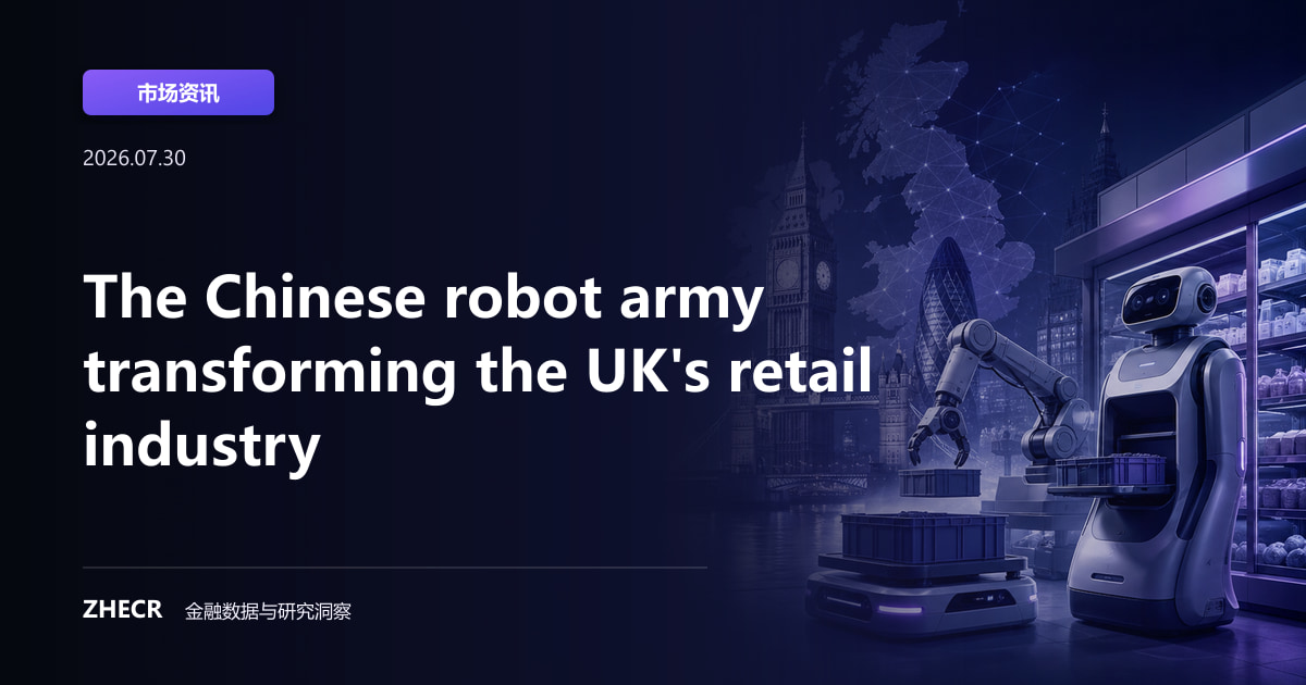 The Chinese robot army transforming the UK's retail industry