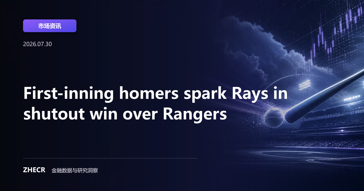 First-inning homers spark Rays in shutout win over Rangers
