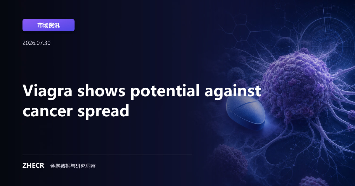 Viagra shows potential against cancer spread