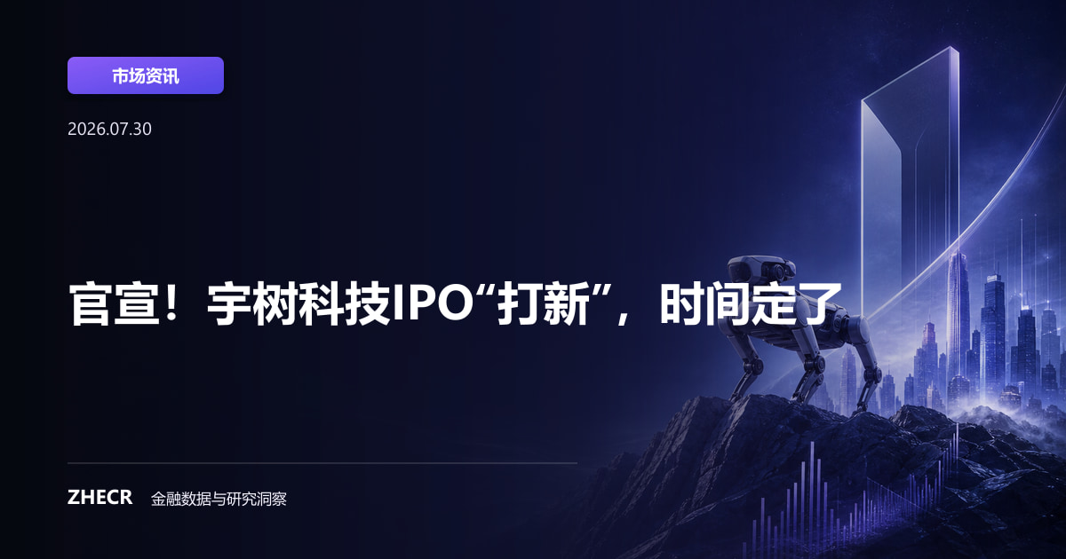 官宣！宇树科技IPO“打新”，时间定了