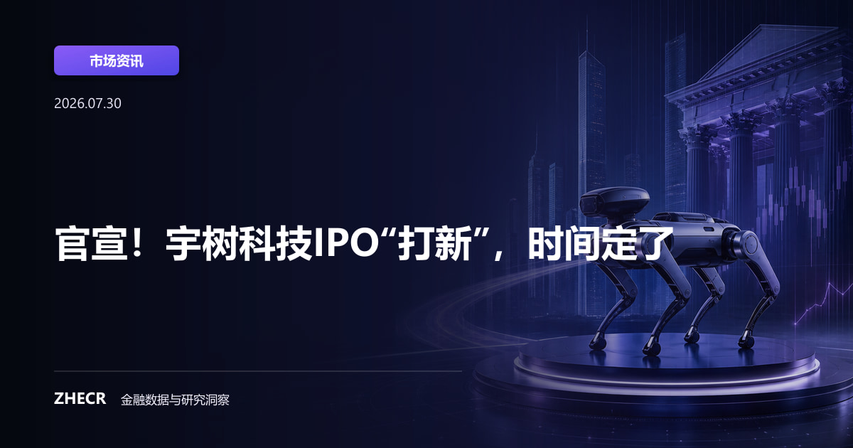 官宣！宇树科技IPO“打新”，时间定了