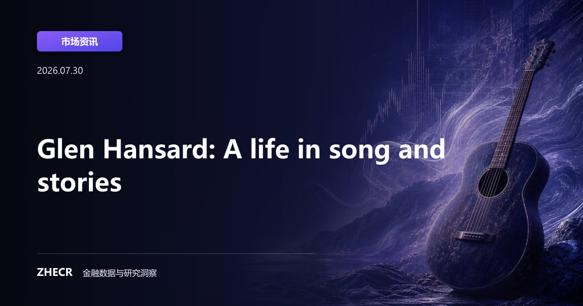 Glen Hansard: A life in song and stories