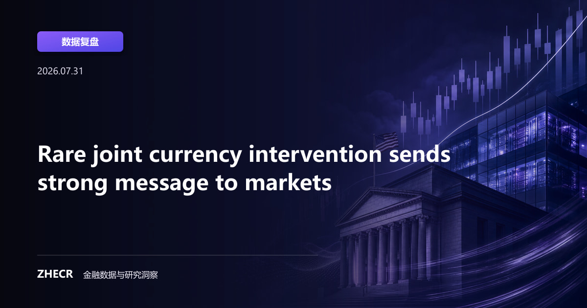 Rare joint currency intervention sends strong message to markets