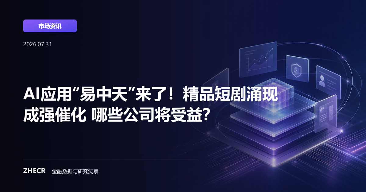 AI应用“易中天”来了！精品短剧涌现成强催化 哪些公司将受益？