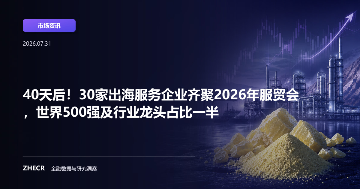 40天后！30家出海服务企业齐聚2026年服贸会，世界500强及行业龙头占比一半