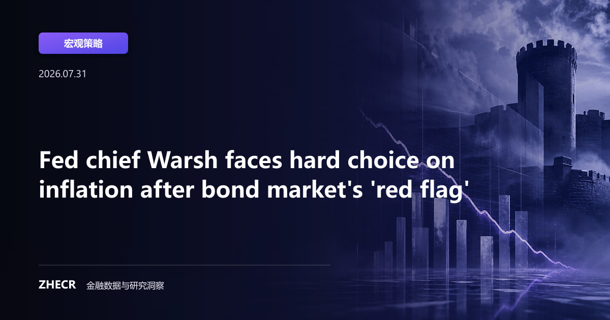 Fed chief Warsh faces hard choice on inflation after bond market's 'red flag'
