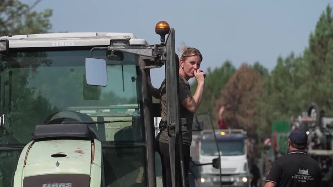 Winemakers do 'whatever they can' to help firefighters in France