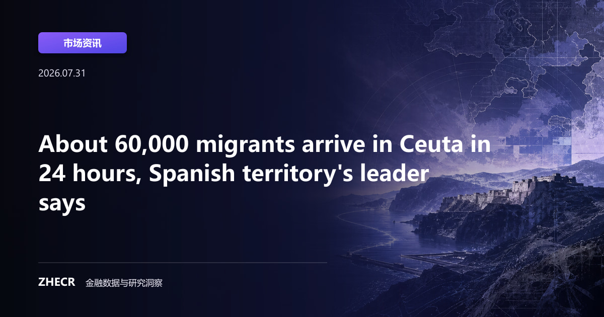 About 60,000 migrants arrive in Ceuta in 24 hours, Spanish territory's leader says