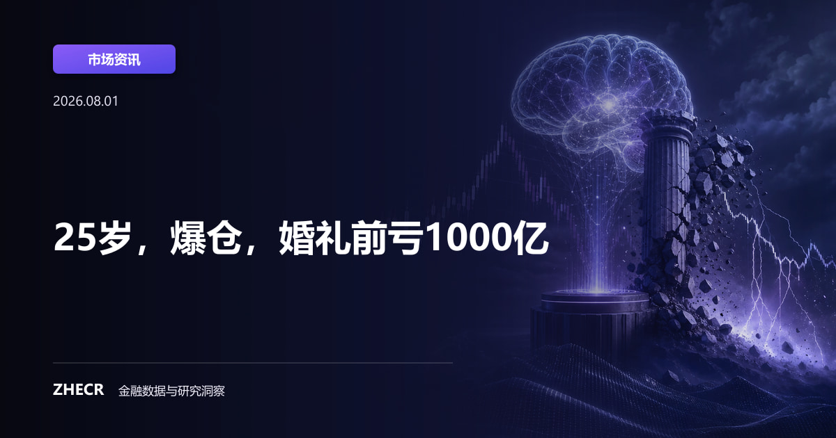 25岁，爆仓，婚礼前亏1000亿