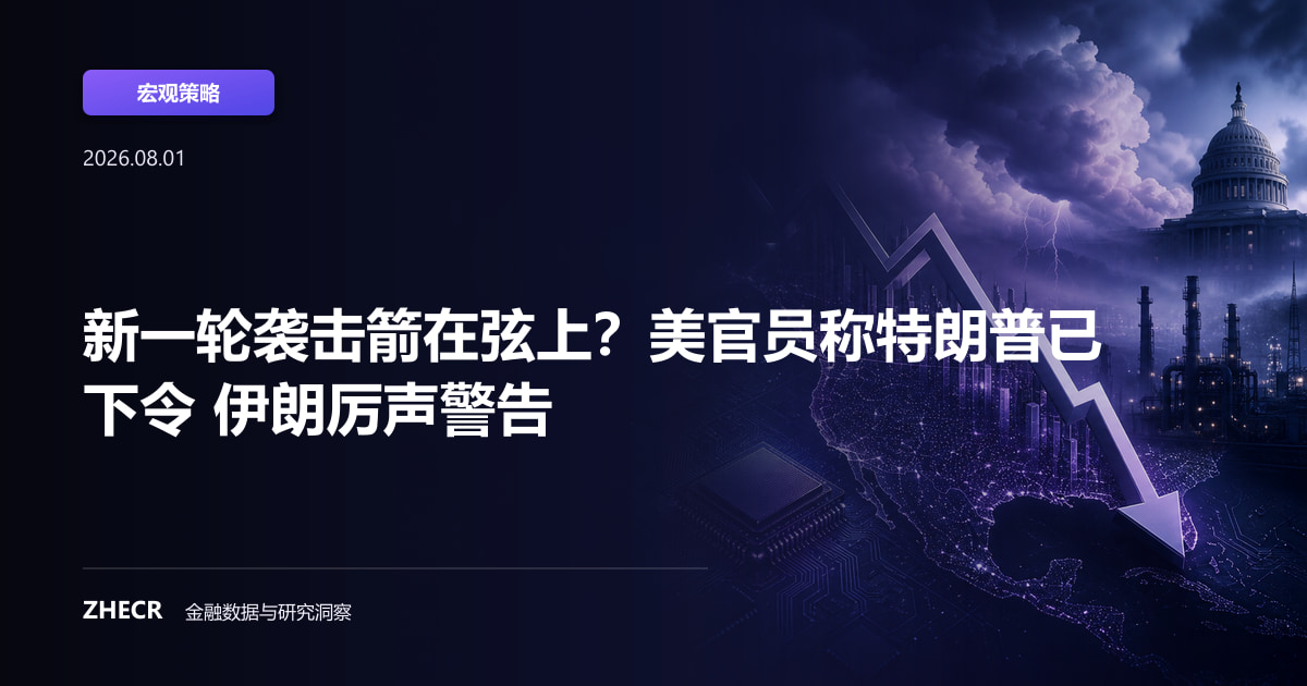 新一轮袭击箭在弦上？美官员称特朗普已下令 伊朗厉声警告