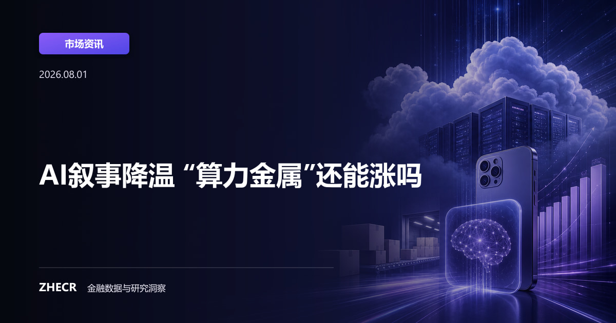 AI叙事降温 “算力金属”还能涨吗