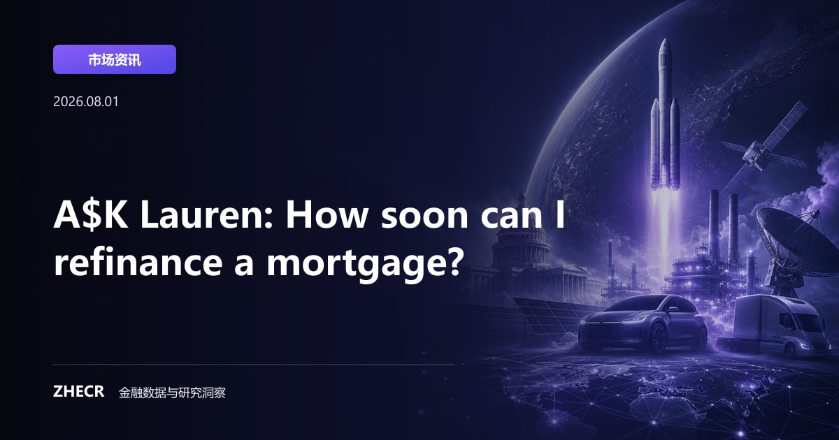 A$K Lauren: How soon can I refinance a mortgage?