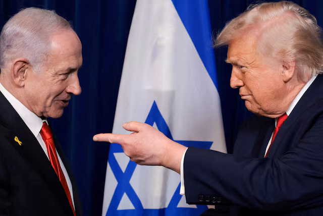 U.S. President Trump meets Israeli PM Netanyahu at Trump’s Mar-a-Lago club, in Palm Beach