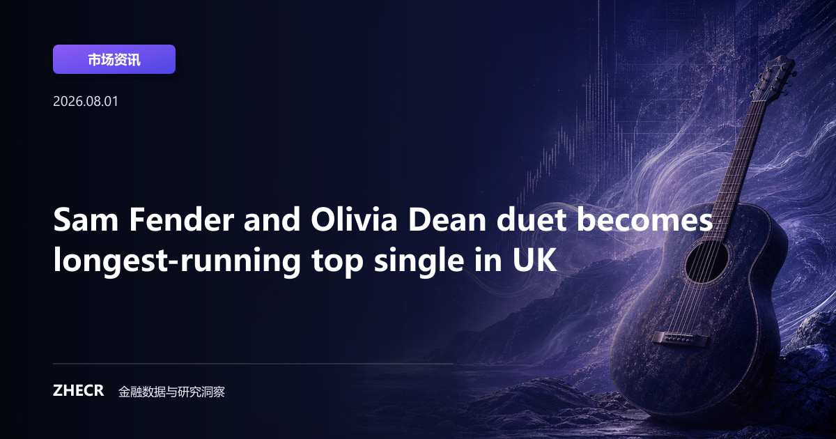 Sam Fender and Olivia Dean duet becomes longest-running top single in UK