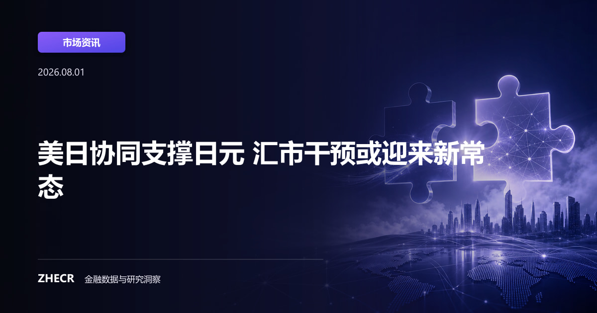 美日协同支撑日元 汇市干预或迎来新常态
