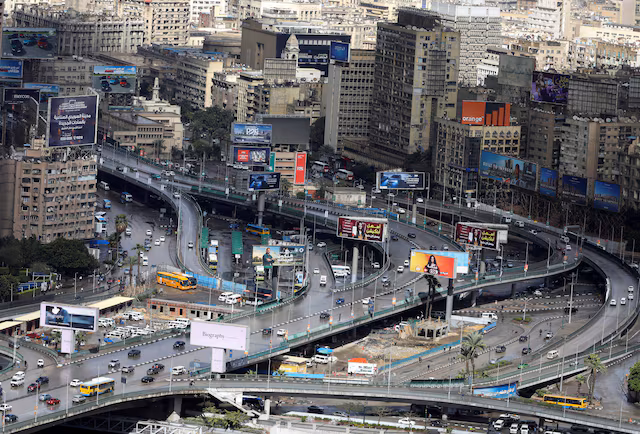A general view of buildings in Cairo