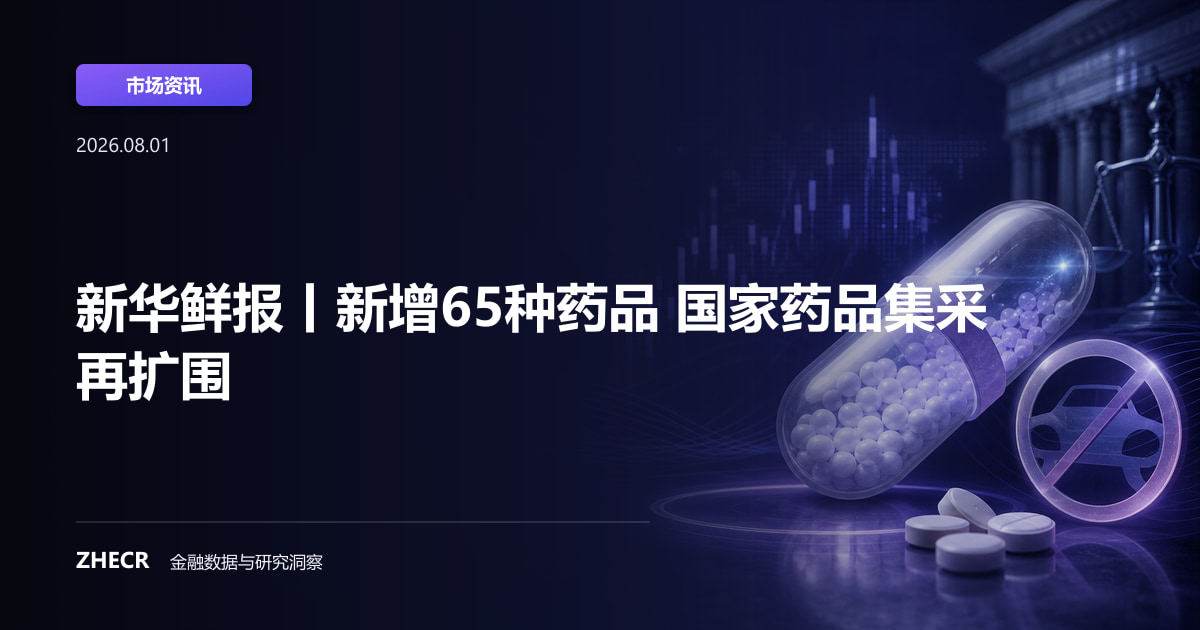 新华鲜报丨新增65种药品 国家药品集采再扩围