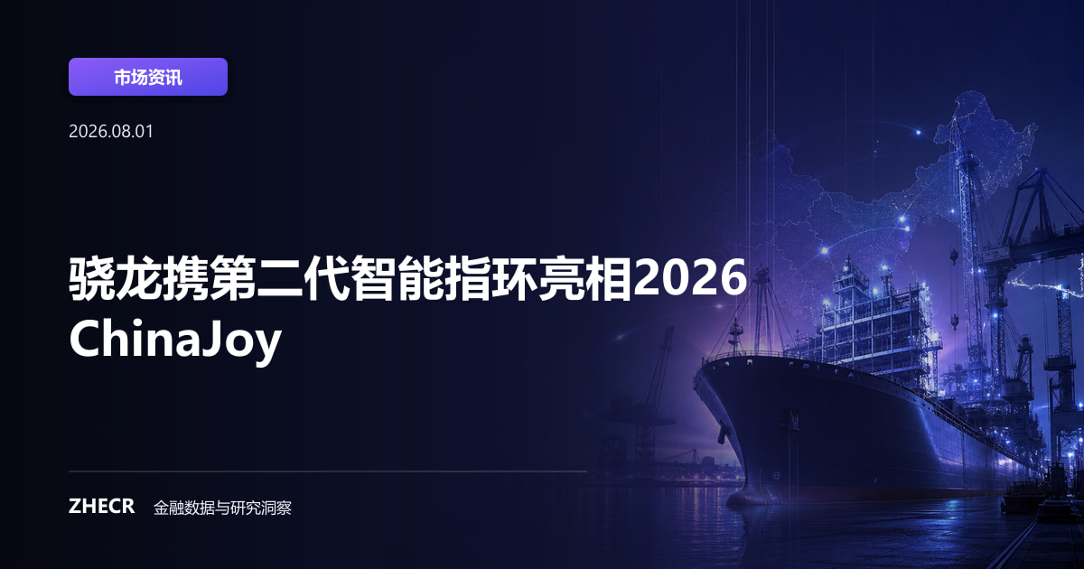 骁龙携第二代智能指环亮相2026 ChinaJoy