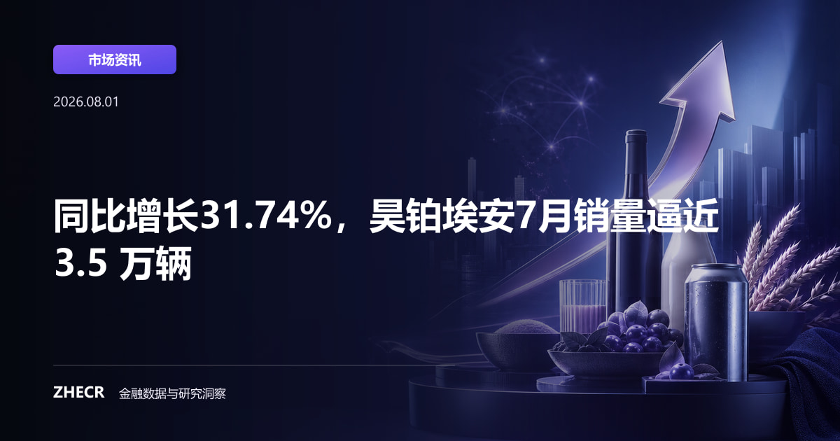 同比增长31.74%，昊铂埃安7月销量逼近3.5 万辆