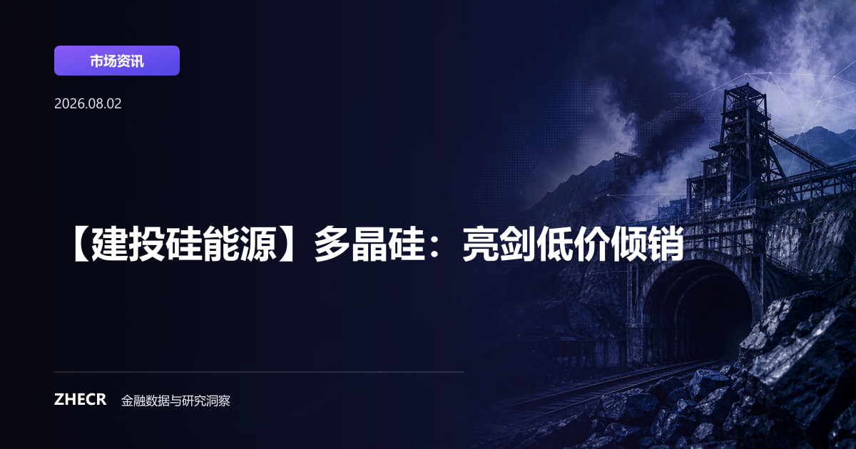 【建投硅能源】多晶硅：亮剑低价倾销