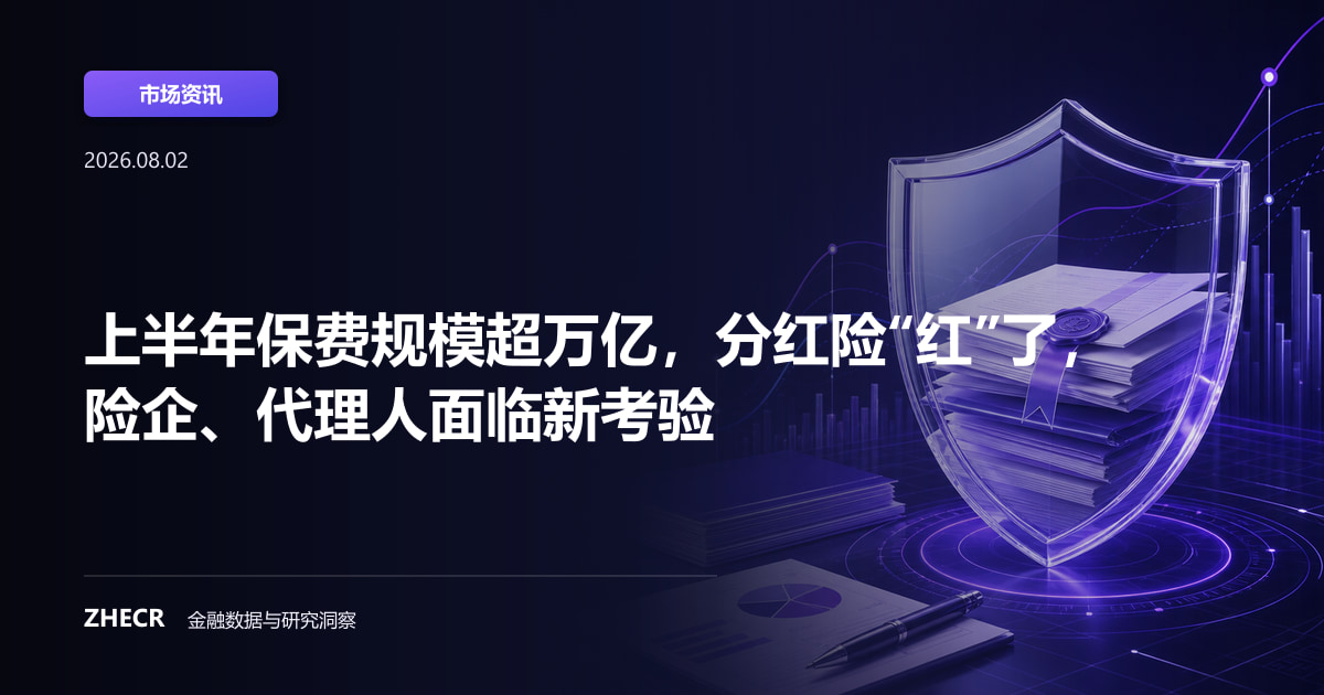上半年保费规模超万亿，分红险“红”了，险企、代理人面临新考验