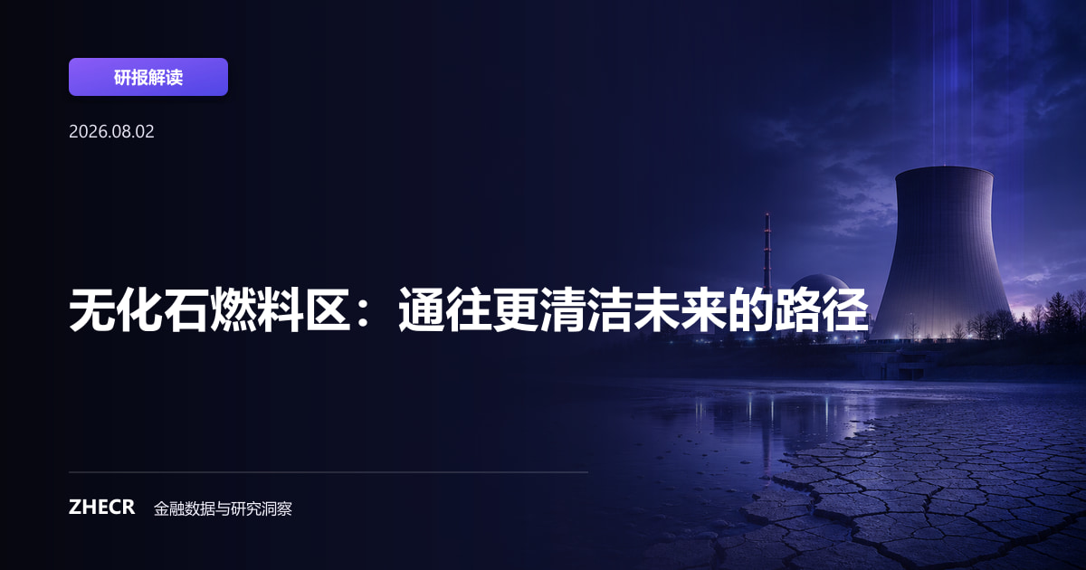 无化石燃料区：通往更清洁未来的路径