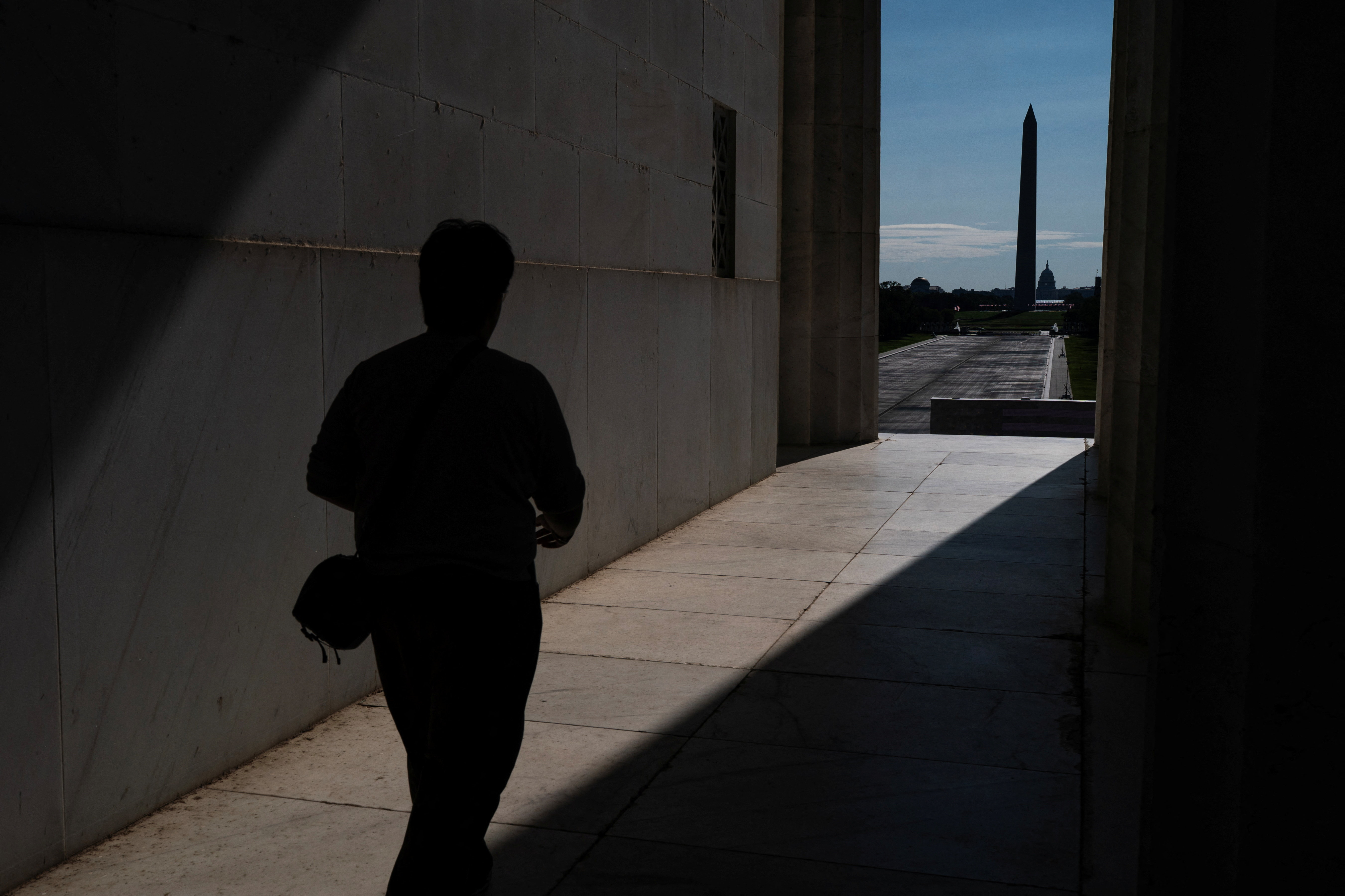 The Lincoln Memorial Reflecting Pool in Washington
