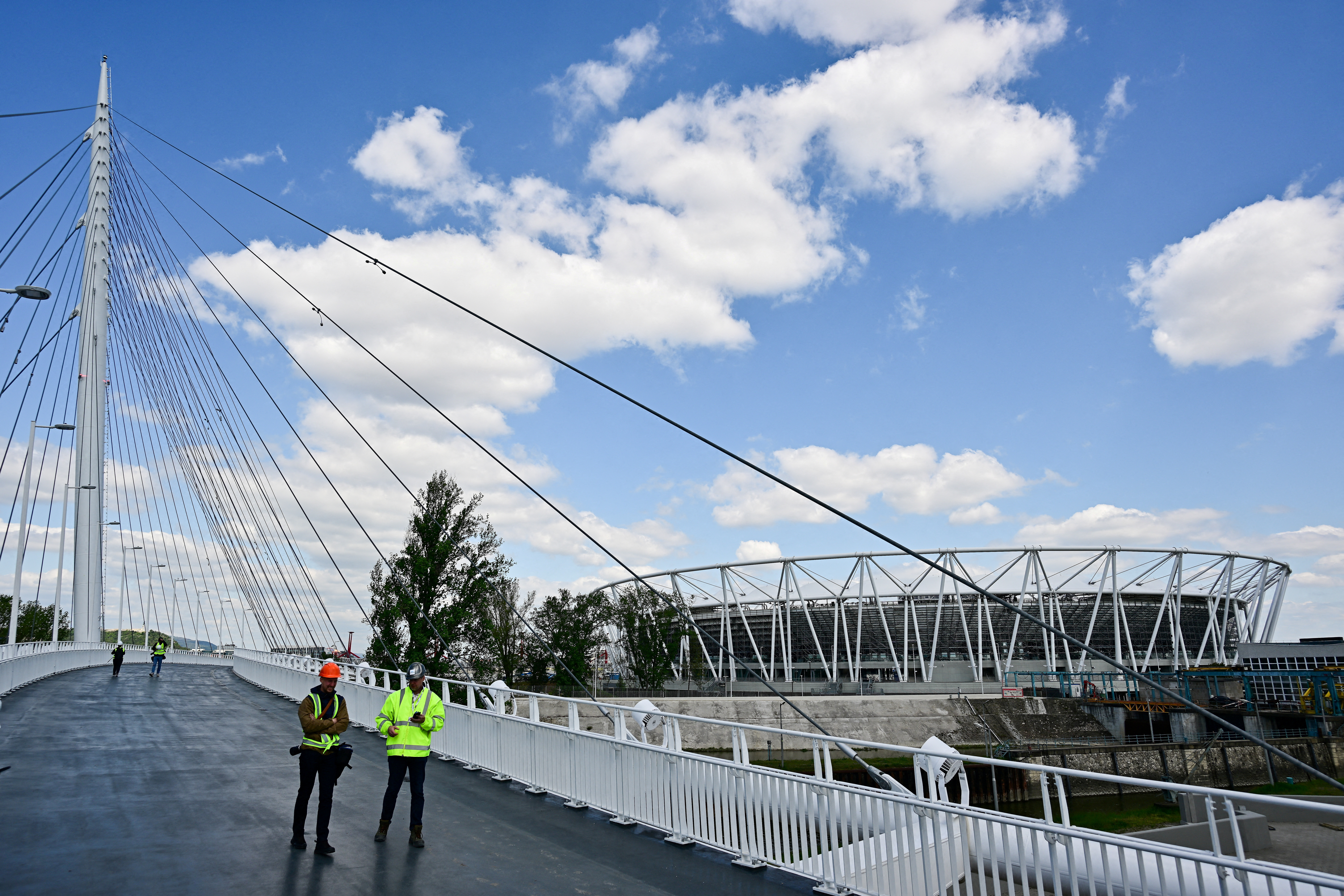 National Athletics Centre under construction in Budapest, Hungary