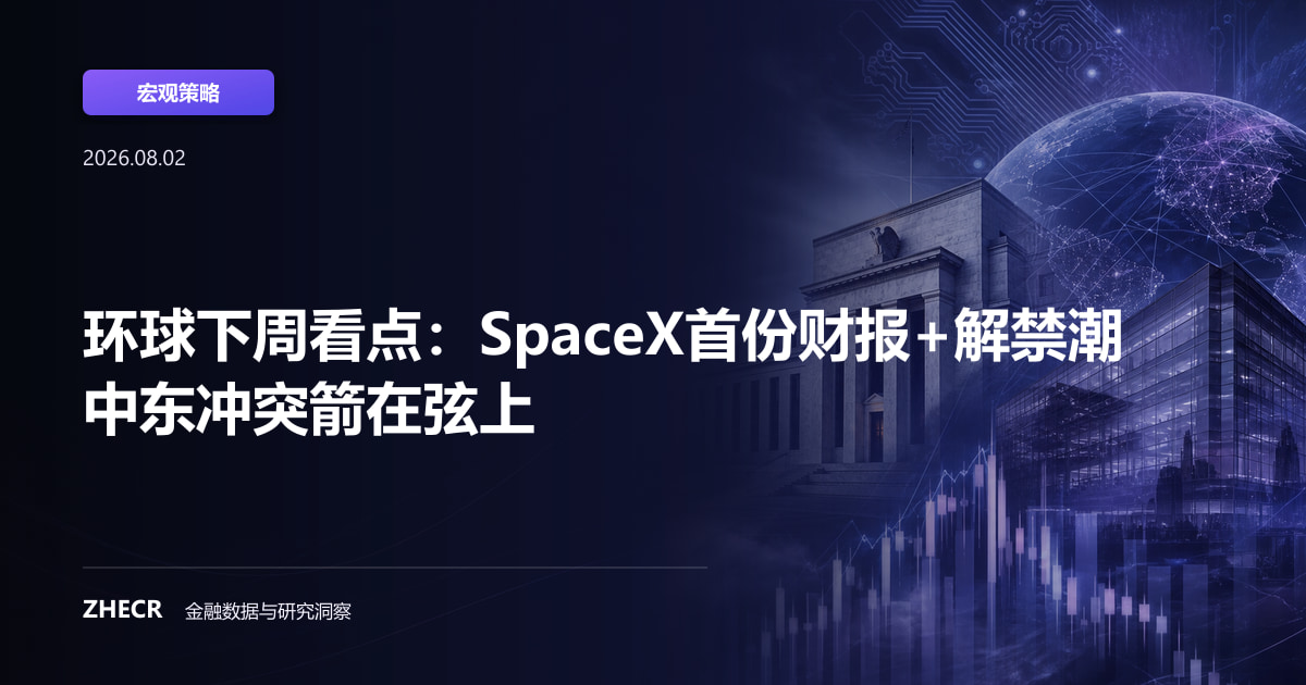 环球下周看点：SpaceX首份财报+解禁潮 中东冲突箭在弦上
