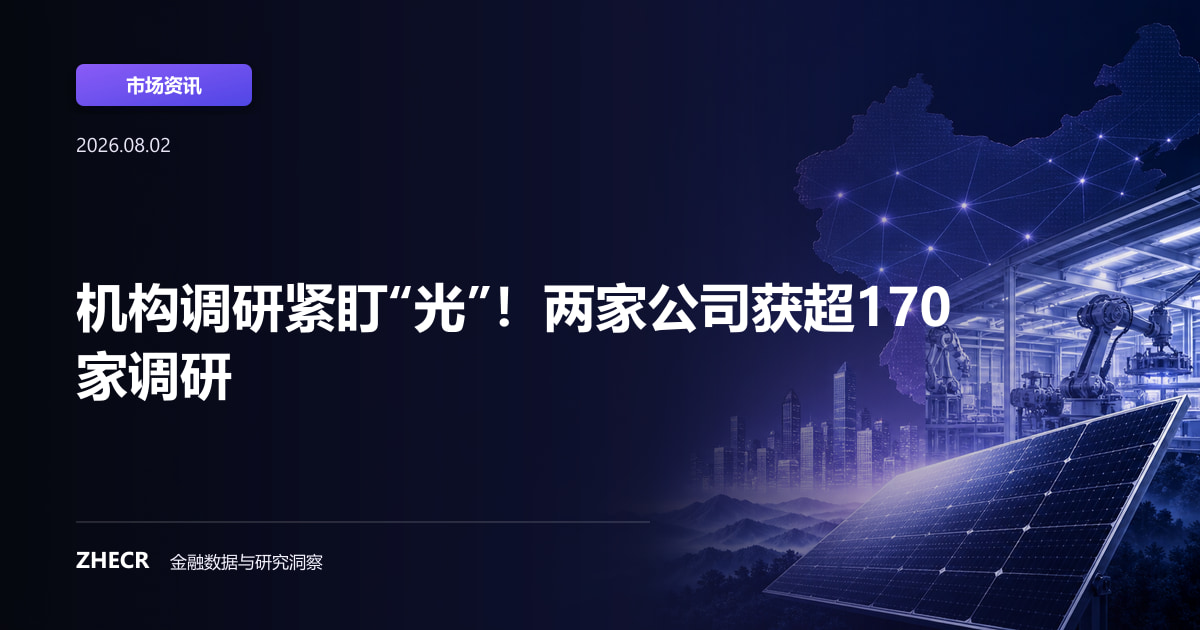 机构调研紧盯“光”！两家公司获超170家调研