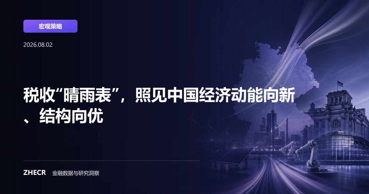 税收“晴雨表”，照见中国经济动能向新、结构向优