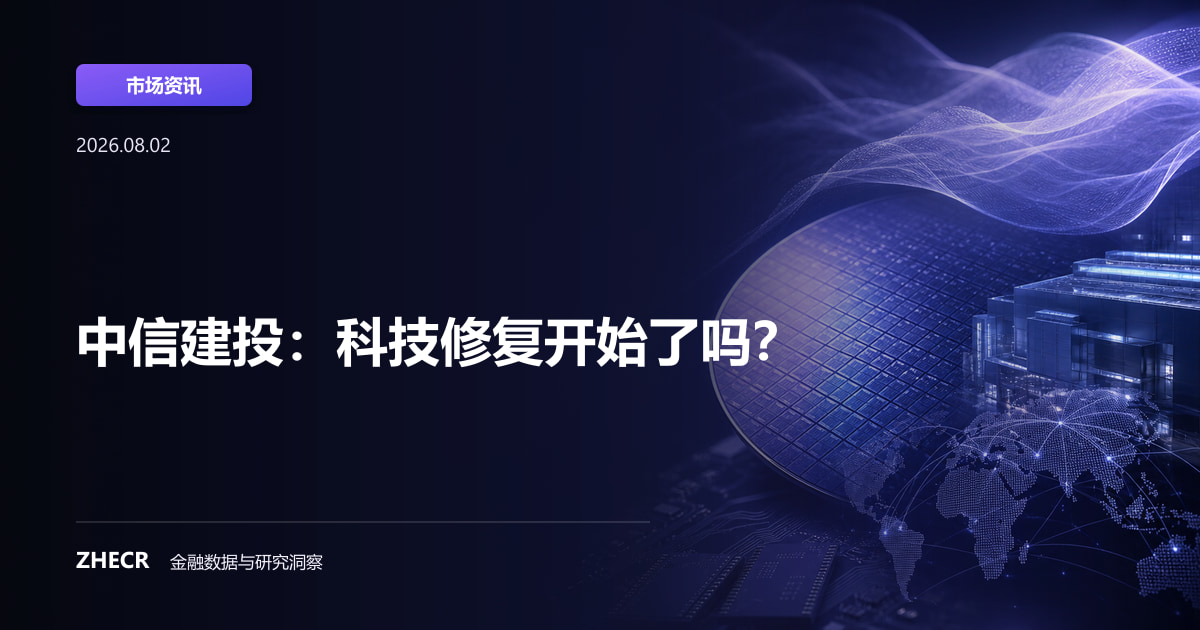 中信建投：科技修复开始了吗？