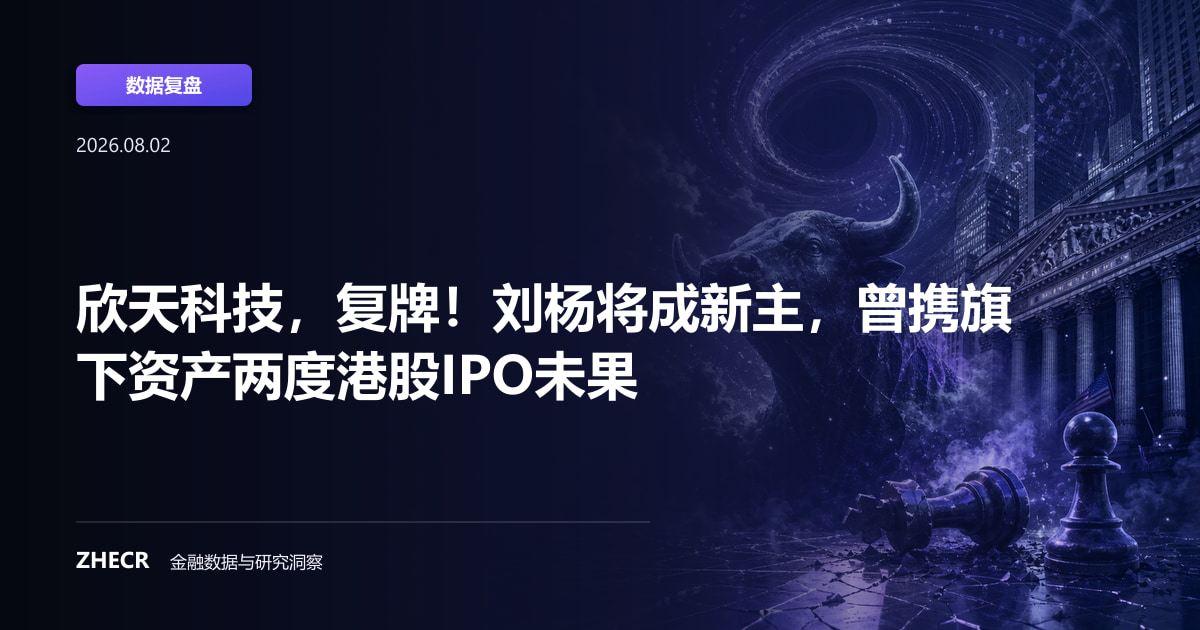 欣天科技，复牌！刘杨将成新主，曾携旗下资产两度港股IPO未果