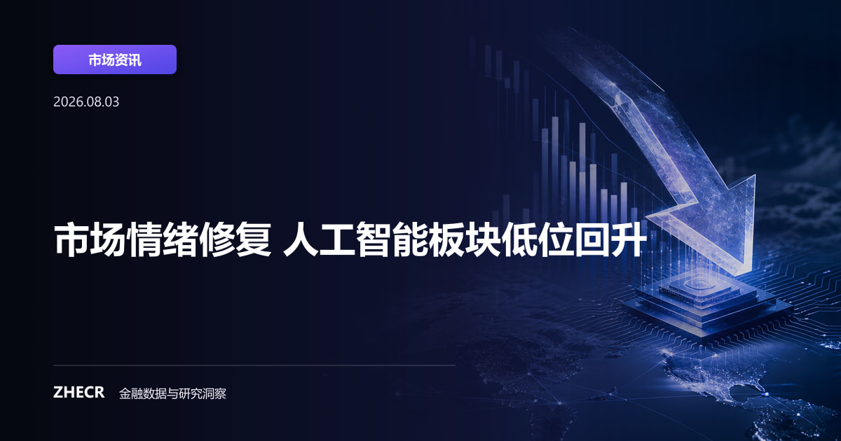 市场情绪修复 人工智能板块低位回升