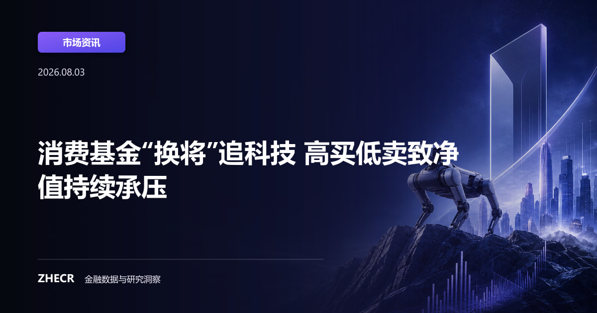 消费基金“换将”追科技 高买低卖致净值持续承压