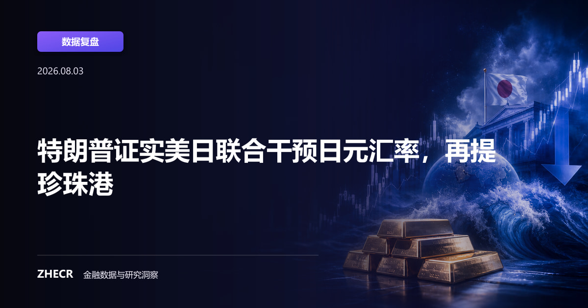特朗普证实美日联合干预日元汇率，再提珍珠港