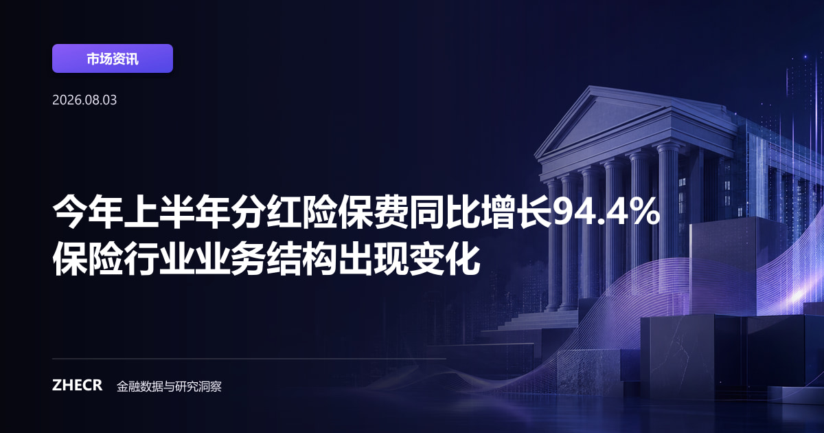 今年上半年分红险保费同比增长94.4% 保险行业业务结构出现变化