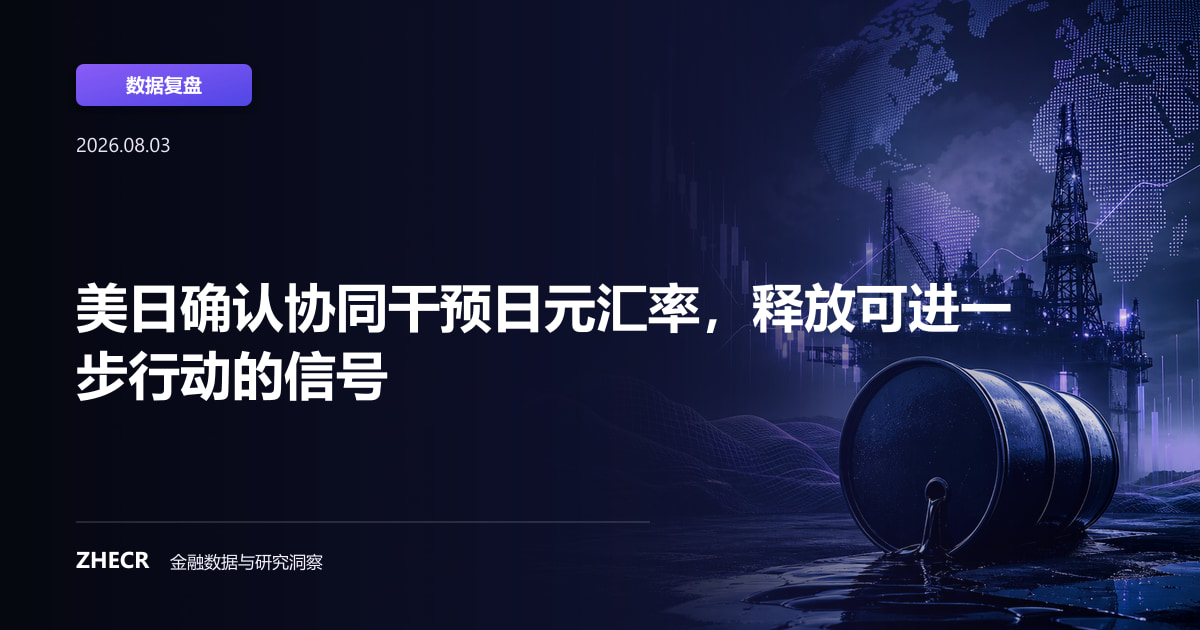 美日确认协同干预日元汇率，释放可进一步行动的信号