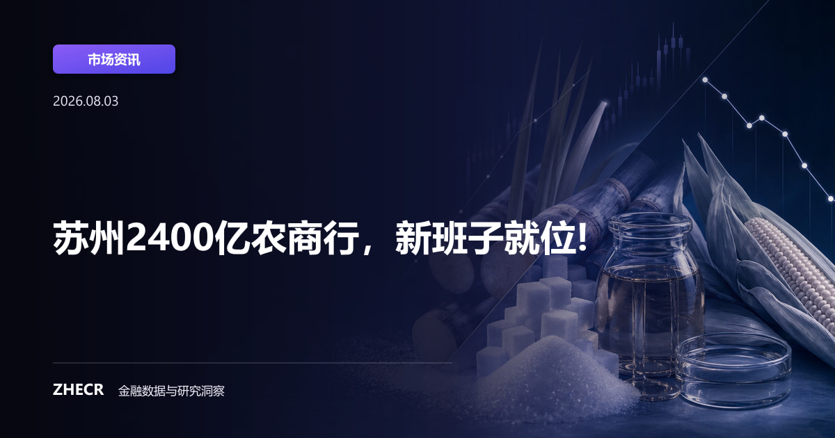 苏州2400亿农商行，新班子就位!