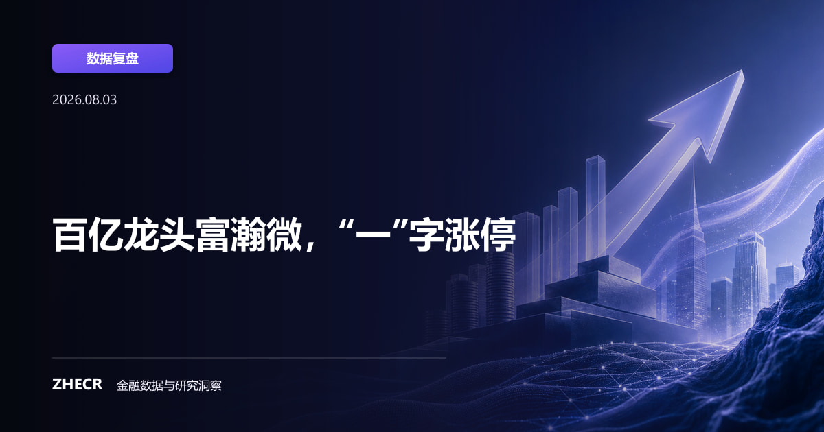 百亿龙头富瀚微，“一”字涨停