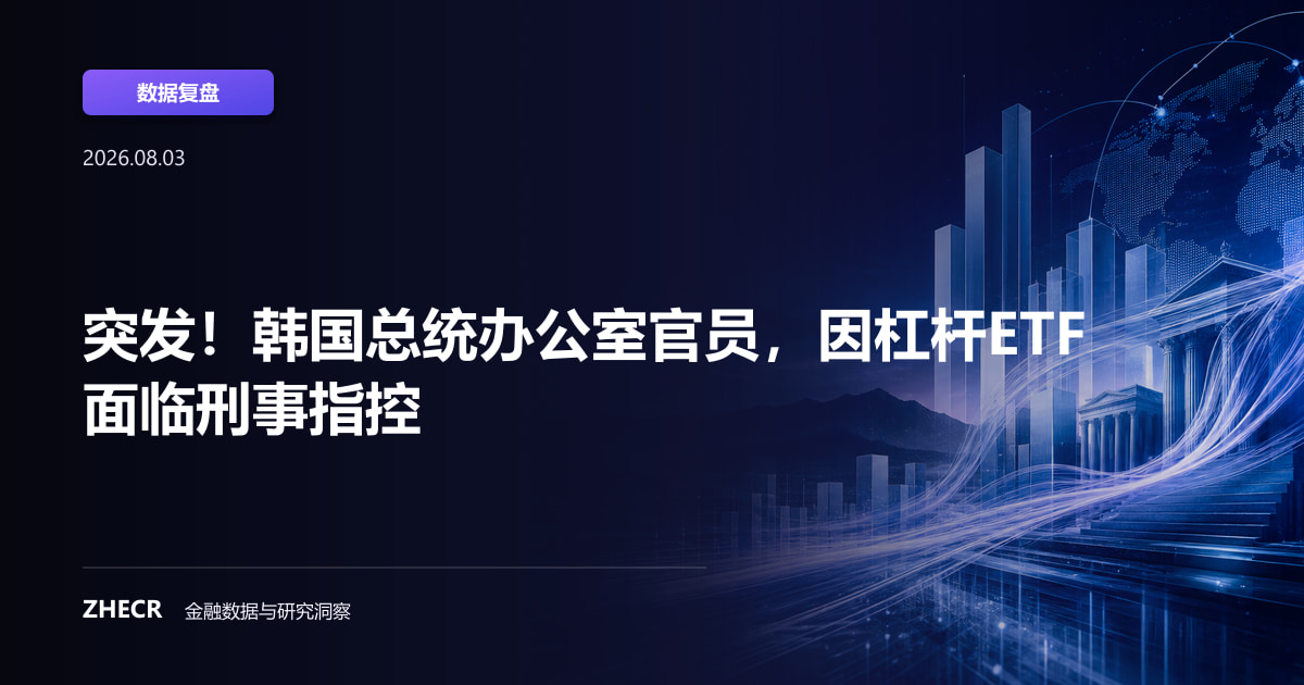 突发！韩国总统办公室官员，因杠杆ETF面临刑事指控