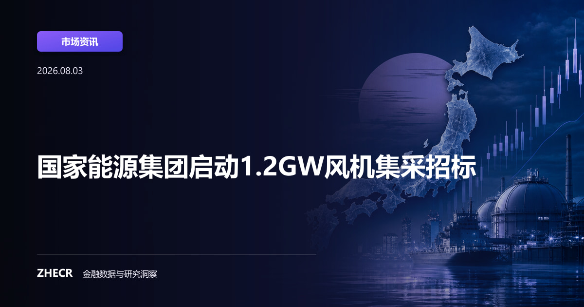 国家能源集团启动1.2GW风机集采招标