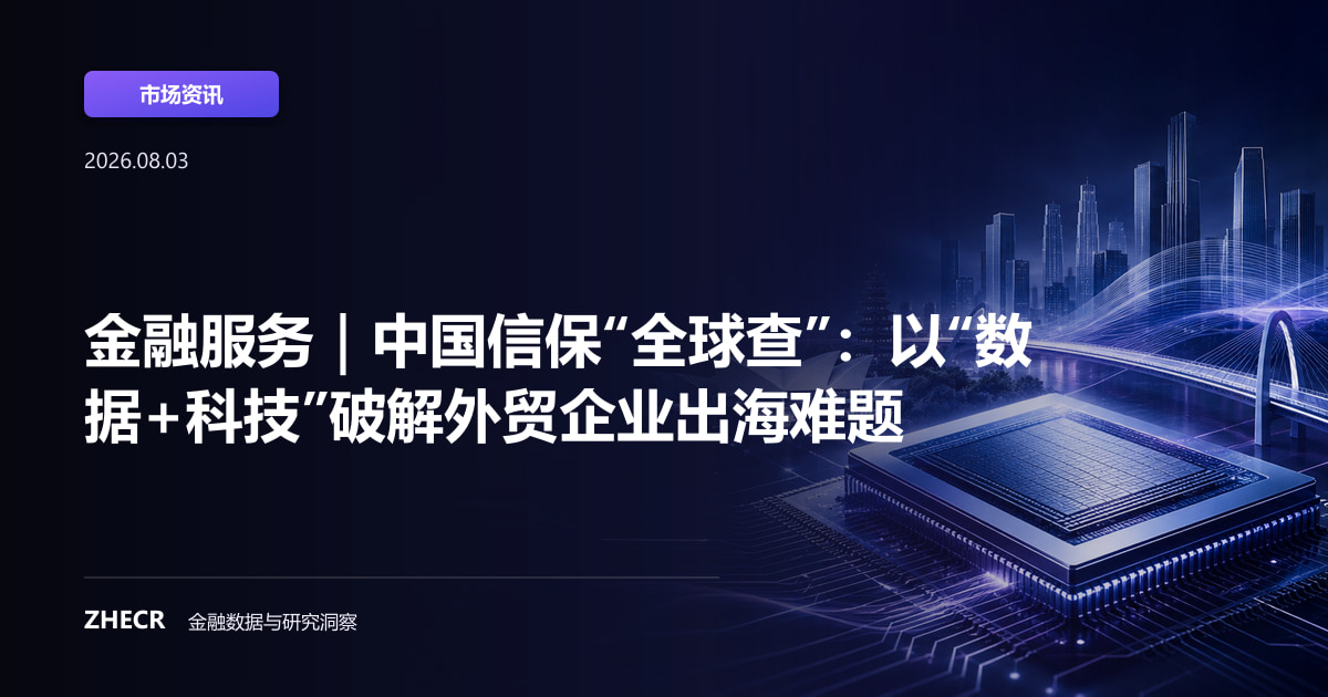 金融服务｜中国信保“全球查”：以“数据+科技”破解外贸企业出海难题