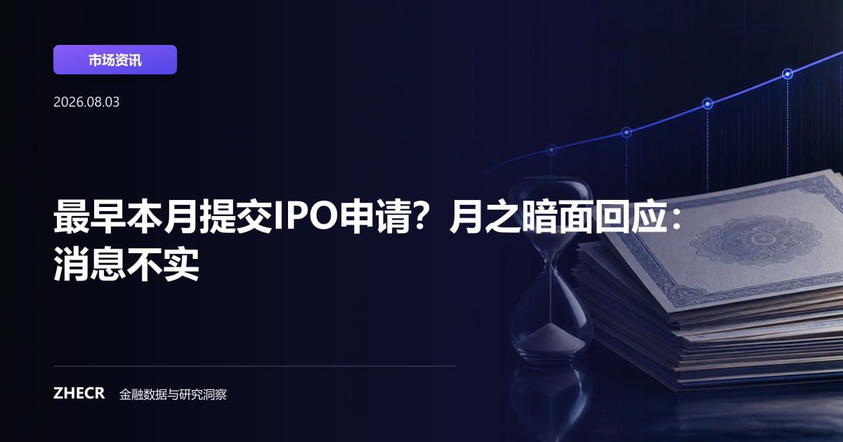 最早本月提交IPO申请？月之暗面回应：消息不实