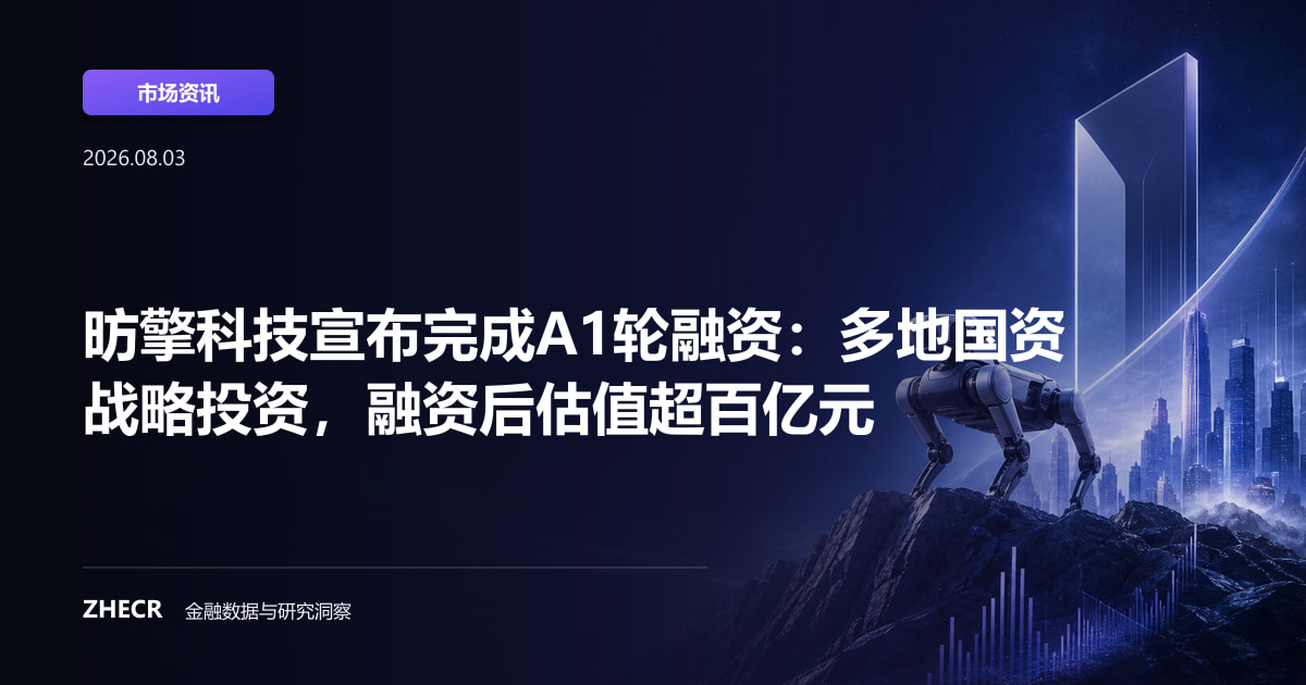 昉擎科技宣布完成A1轮融资：多地国资战略投资，融资后估值超百亿元