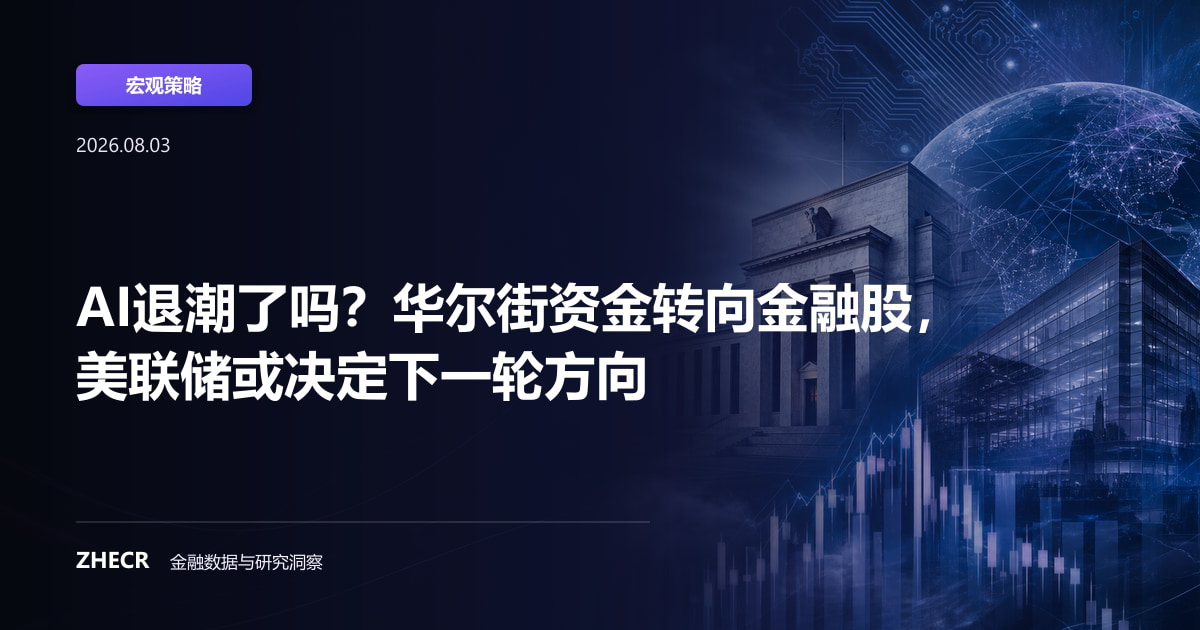 AI退潮了吗？华尔街资金转向金融股，美联储或决定下一轮方向