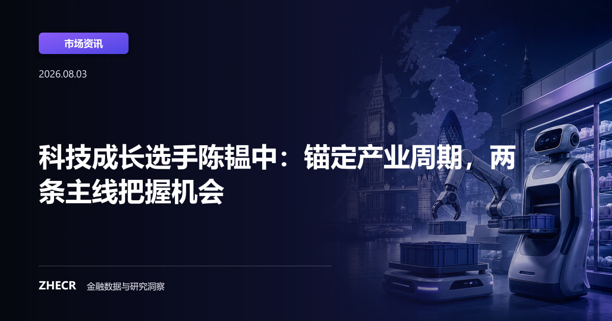 科技成长选手陈韫中：锚定产业周期，两条主线把握机会