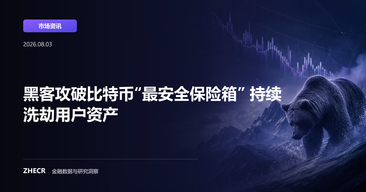 黑客攻破比特币“最安全保险箱” 持续洗劫用户资产