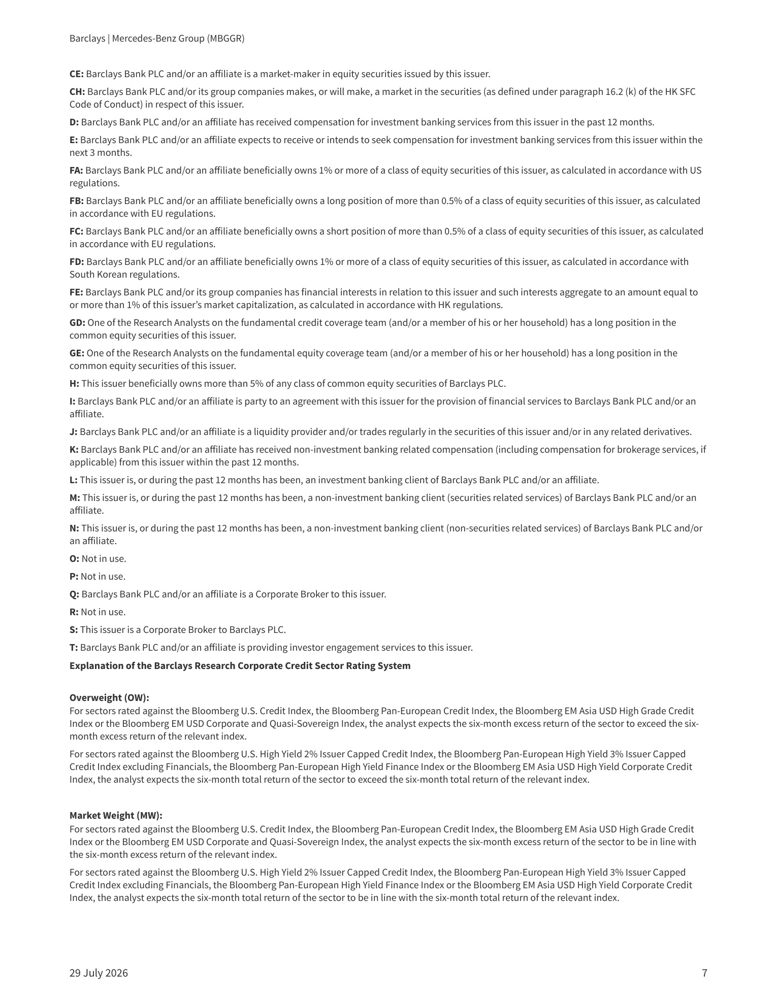 巴克莱-梅赛德斯-奔驰集团（MBGGR.US）：下半年现金流生成承压-260729 - 第 7 页